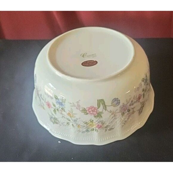 Andrea Sadak Bowl - Floral Pattern Corona - 7.25" Diameter x 3"serving bowl - Picture 7 of 9